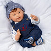 Paradise Galleries Realistic Reborn Toddler Baby Boy Down Syndrome Awareness 21 Inch Doll Lifelike Rooted Hair 6 Piece Gift Set For Ages 3 And Up - Noah
