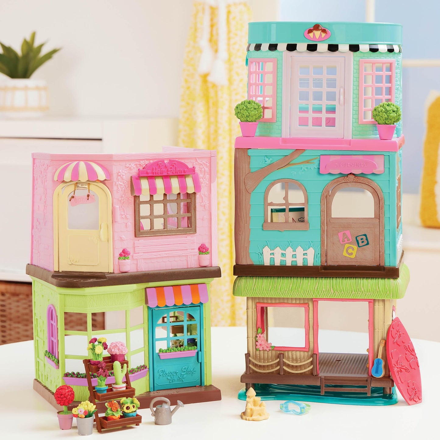 Li’L Woodzeez – Li'L Luvs & Hugs Nursery – Dollhouse Playset – Miniature Furnitures & Accessories Included - Pretend Play For Kids Age 3+