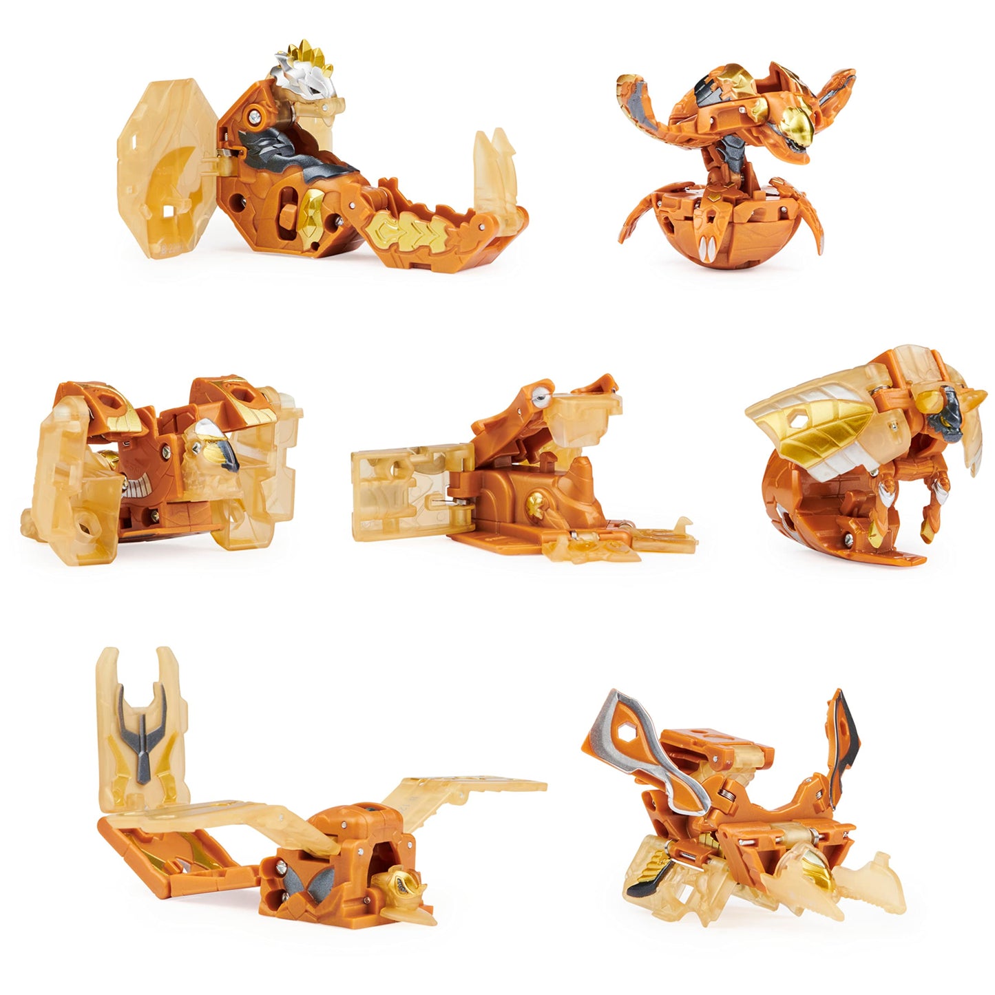 Bakugan Ultimate Viloch 7-in-1 Action Figure, Plastic, Enemy Combiner, Model 6063381, Includes BakuCores & Trading Cards