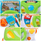 Color Tree Kids Pretend Ride On Toy,Steering Wheel Driving Simulate Toys For Toddlers