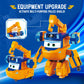 Super Wings Transformer Toys - 5-in-1 Marty Airplane Rescue Bots - Orange - Action Figures for Kids Ages 3-7 - Model YW780234