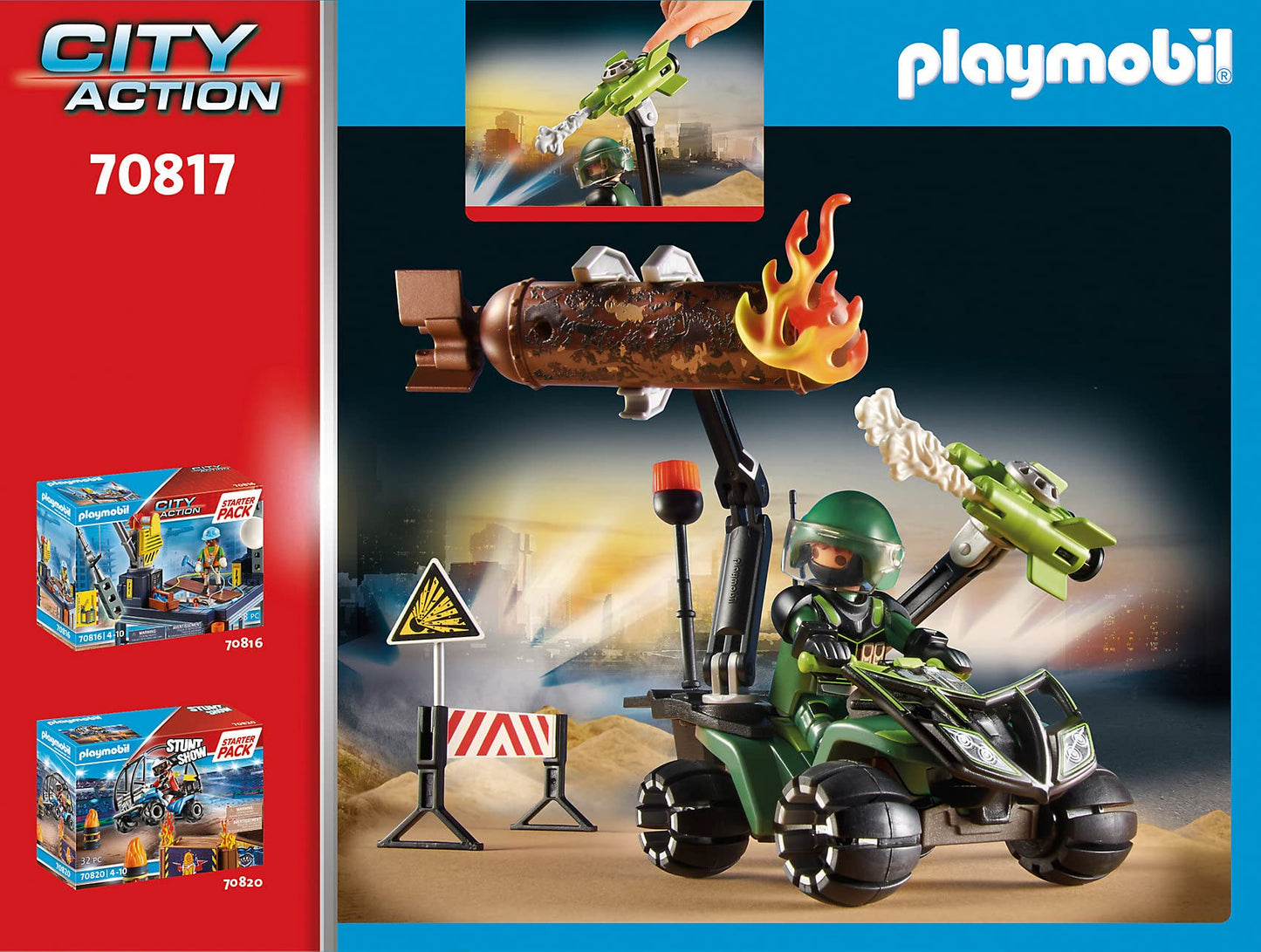 Playmobil Police Training Starter Pack, Model 70817, One Size, Colourful Plastic