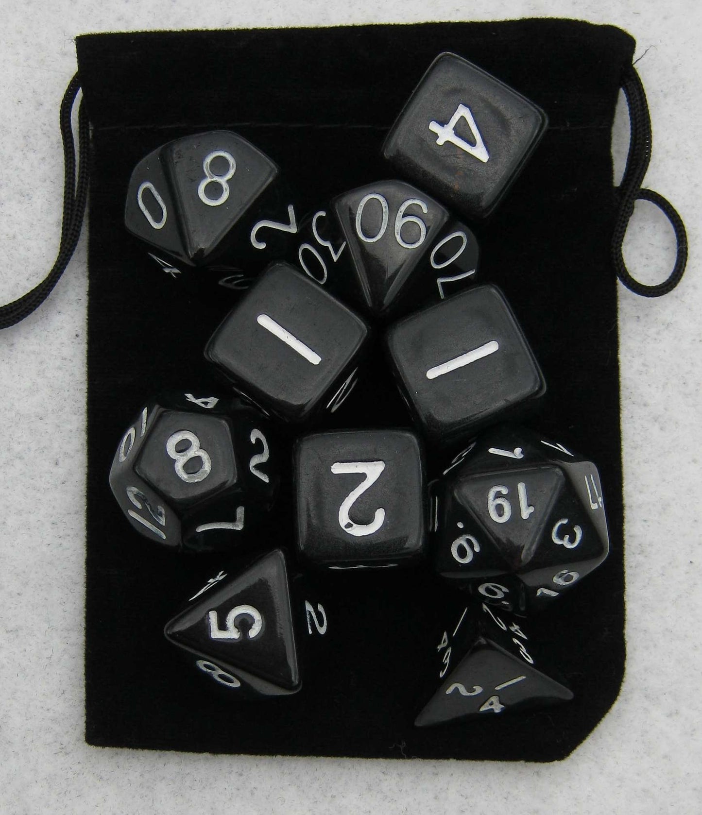 15x Sets of 7 (that is, 105!) Polyhedral Dice for RPGs (Dnd, Pathfinder) with 7 Dice Bags!
