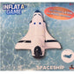 Y WOW Inflatable 31 Inch Space Shuttle Pool Toy Float Spaceship