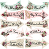 Truly Alice Arrow Hanging Signs Cutouts for Tea Party Decoration 10 Pcs