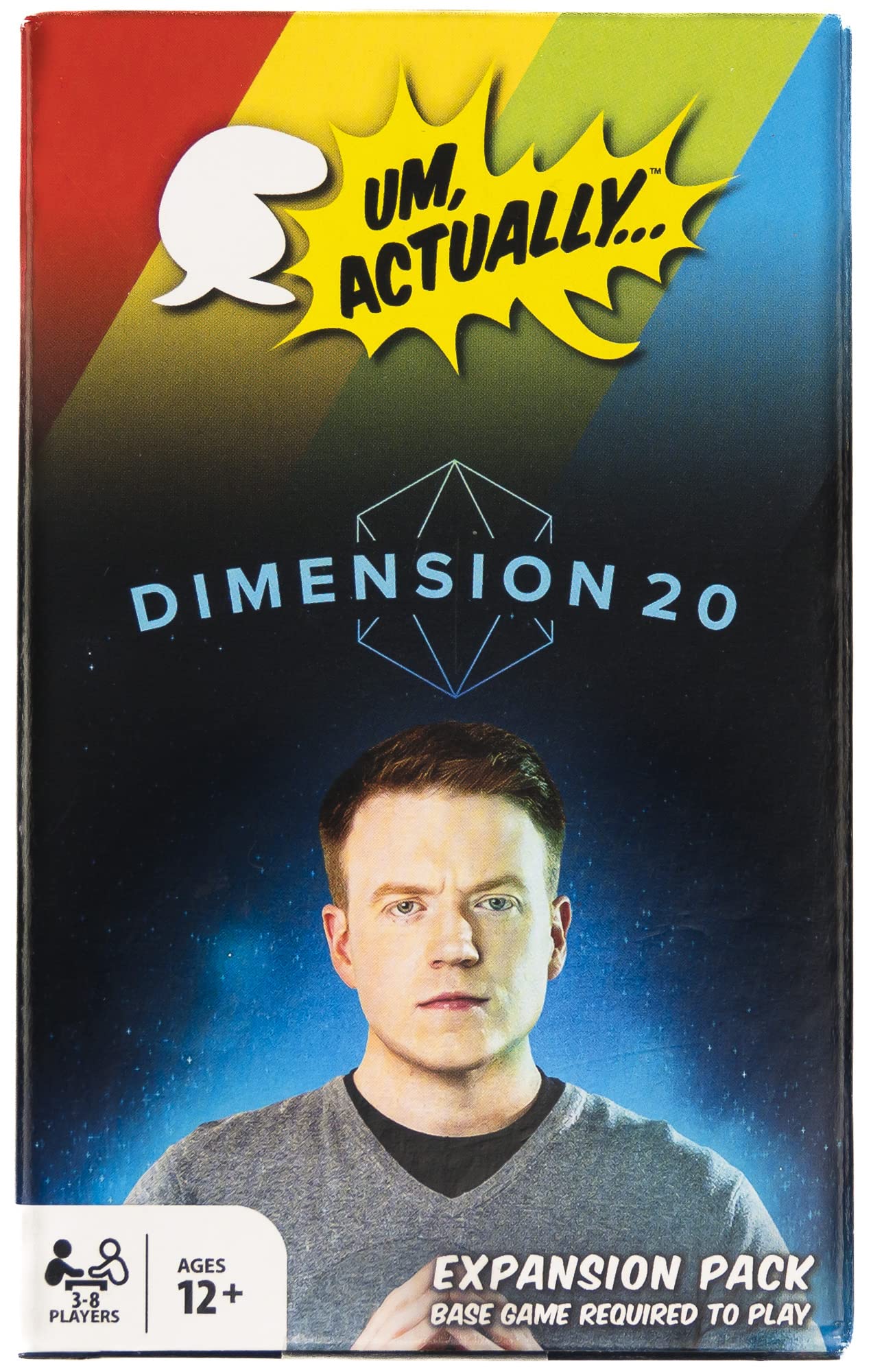 Wiggles 3D Um, Actually Dimension 20 Expansion Pack - Cardboard, Multi-color, Model 60012 for Trivia Game