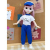 Tickles Set Movable Jointed Makeup Cute Girl Brown Eyes Doll For Kids Girls (Size: 30 Cm Color & Design: May Vary)