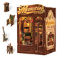 CUTEBEE Book Nook Kit  DIY Miniature House Kits for mature-themed and Teens  Dollhouse Mini Booknook Music House Bookshelf  DIY Craft Gifts for Family and Friends(Memories Music Bookshop)