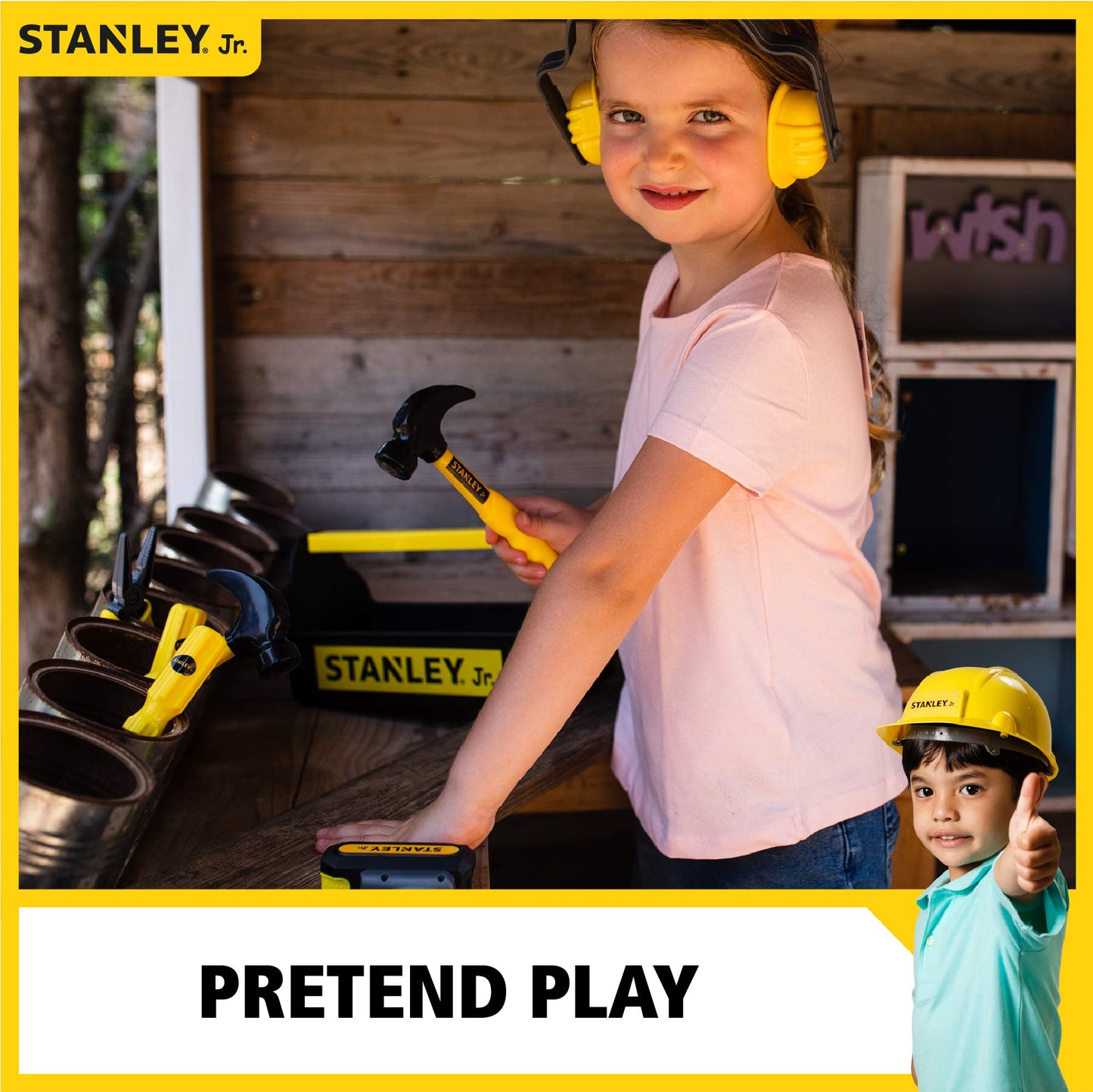 Stanley Jr. 3 Piece Pretend Play Toolset