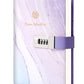 Marble Diary with Lock for Girls Women Leather Journal with Lock Diary for Women with Pen Holder Refillable Personal Password Lo