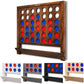 Gosports Wall Mounted Giant 4 In A Row Game - Jumbo 4 Connect Family Fun With Coins
