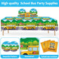 School Bus Birthday Party Supplies Back To School Decorations School Bus Theme Party Tableware Includes Plates Napkins Fork And