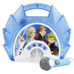 Frozen 2 Sing Along Boombox With Microphone, Built In Music, Flashing Lights, Real Working Mic For Kids Karaoke Machine, Connects Mp3 Player Aux In Audio Device