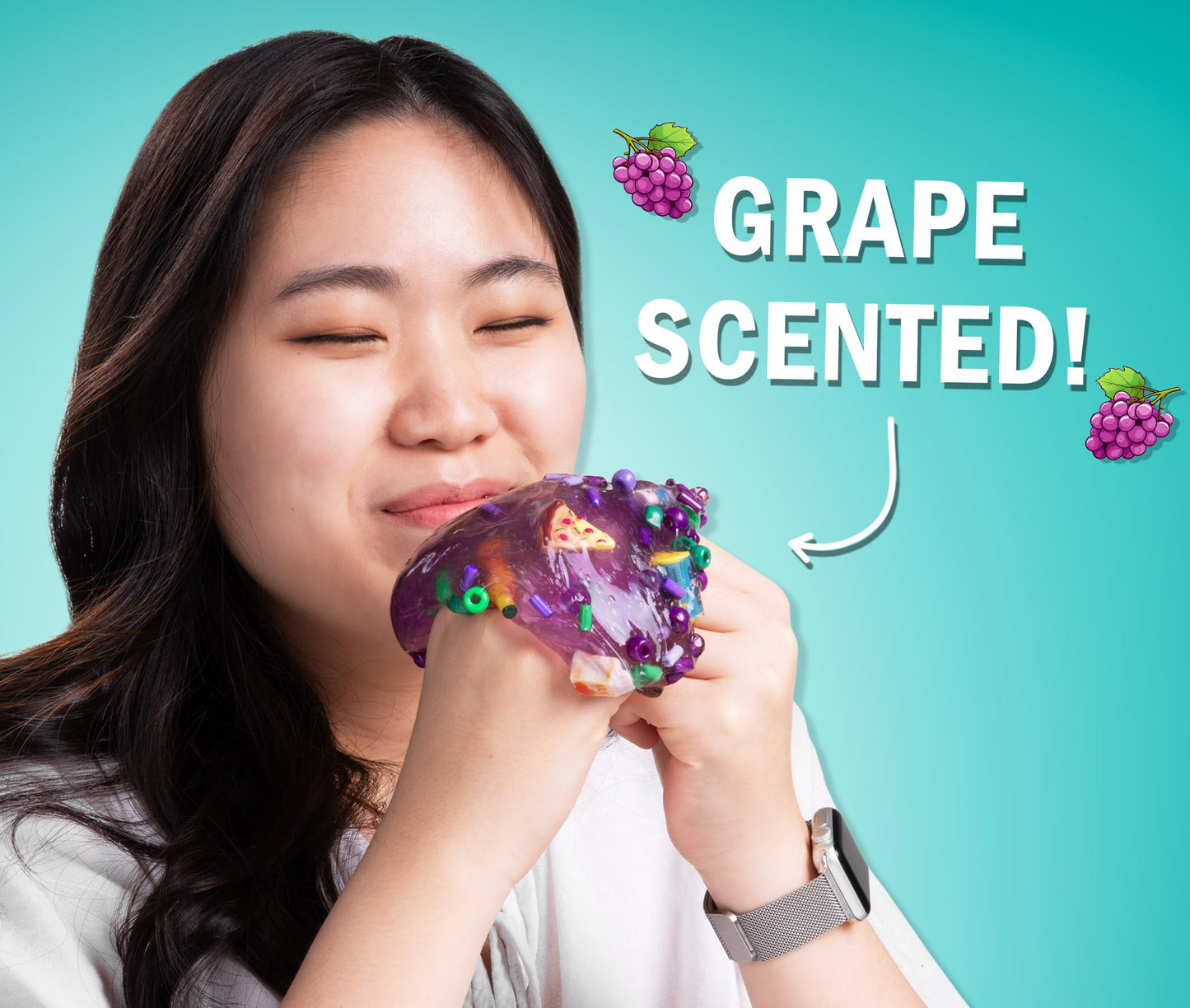 Crazy Aaron'S Slime Charmers® - Mini Mini Mart - Purple Buttery Slime, Sensory Toys For Kids - Creative And Endless Fun, Stress Relief Therapy, Gifts For Girls And Boys - Made In Usa