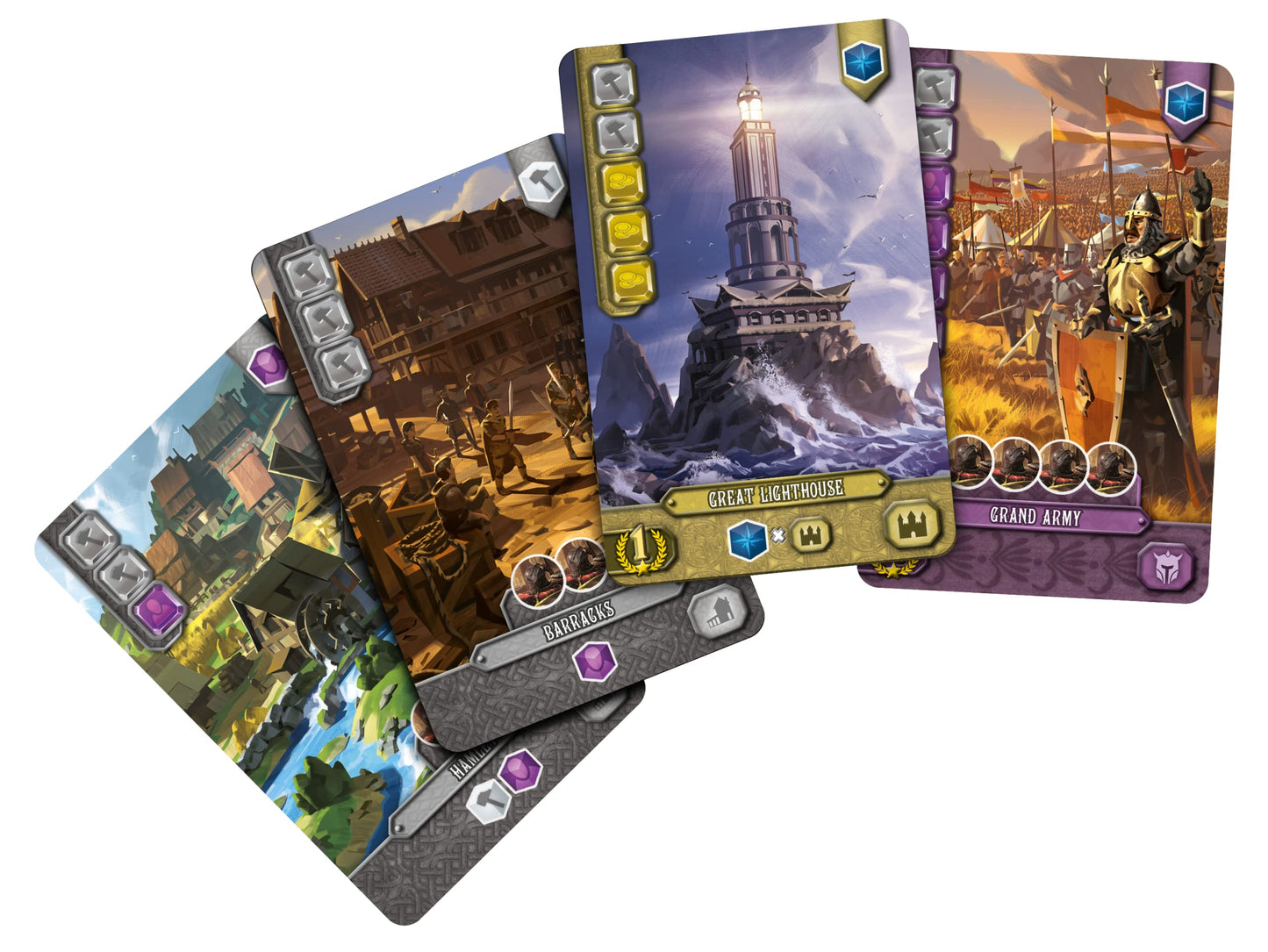 It'S A Wonderful Kingdom Board Game - Strategic Kingdom-Building And Resource Management Game, Fantasy Game, Ages 14+, 1-2 Players, 45-60 Minute Playtime, Made By Lucky Duck Games