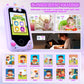 Kids Phone For Girls,Christmas Birthday Gifts For 3 4 5 6 7 8 Years Old Girls,Touchscreen Learning Toys For Girls Age 3-11 With