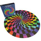Jigsaw Puzzles 1000 Pieces For Adults And Kids -Hard Puzzle For Adults - Round Colorful Rainbow Unique Puzzles For Adults - Difficult Near Impossible Puzzles Trippy Psychedelic By Spyglass Puzzles
