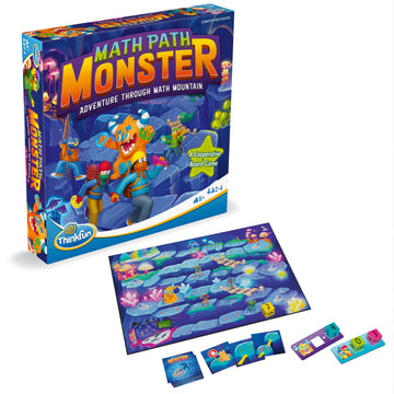 Thinkfun Math Path Monster - Engaging Cooperative Board Game | Enhances Math Skills | Fosters Teamwork | Exciting Math Adventure