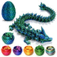 Lyxaof 3D Dragon Egg Crystal 3D Fidget Toys For Adult Articulated Egg Decor