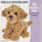 Bearington Collection Caramel Dog Stuffed Animal Puppy - Plush Dog Toys For Kids, Goldendoodle Labradoodle Plushies - 13 Inch