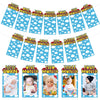 Oudain Cartoon 1st Birthday Photo Banner for Baby from Newborn to 12 Months Inspiration 1st Birthday Party Decorations for Girl 