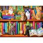 300 Piece Puzzles for mature-themeds Jigsaw Puzzles 300 Pieces Cat Aniamls Puzzle 300 Pieces mature-themed Jigsaw Puzzle Games Funny Puzzles for mature-themed Kids Senior Challenging Family Games Gift Toy