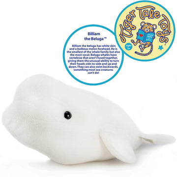 Tigerhart Billiam The Beluga - 15 Inch Stuffed Animal Plush