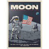 Mypuzzle Nasa 1969: First Man On The Moon, Vintage Poster - Premium 1000 Piece Jigsaw Puzzle For Adults