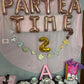 Laventy 5 Pcs Par Tea Time Balloons Tea Party Birthday Banner Tea Party Decorations Let'S Par Tea Party Decor Par Tea Baby Shower Decor Par Tea First Birthday Par Tea 2Nd Birthday