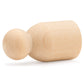 Wooden Peg Doll Baby Shape 1-1/8 Inch, Pack Of 100 Small Peg Dolls For Crafting, Miniature Figures, And Small World Play