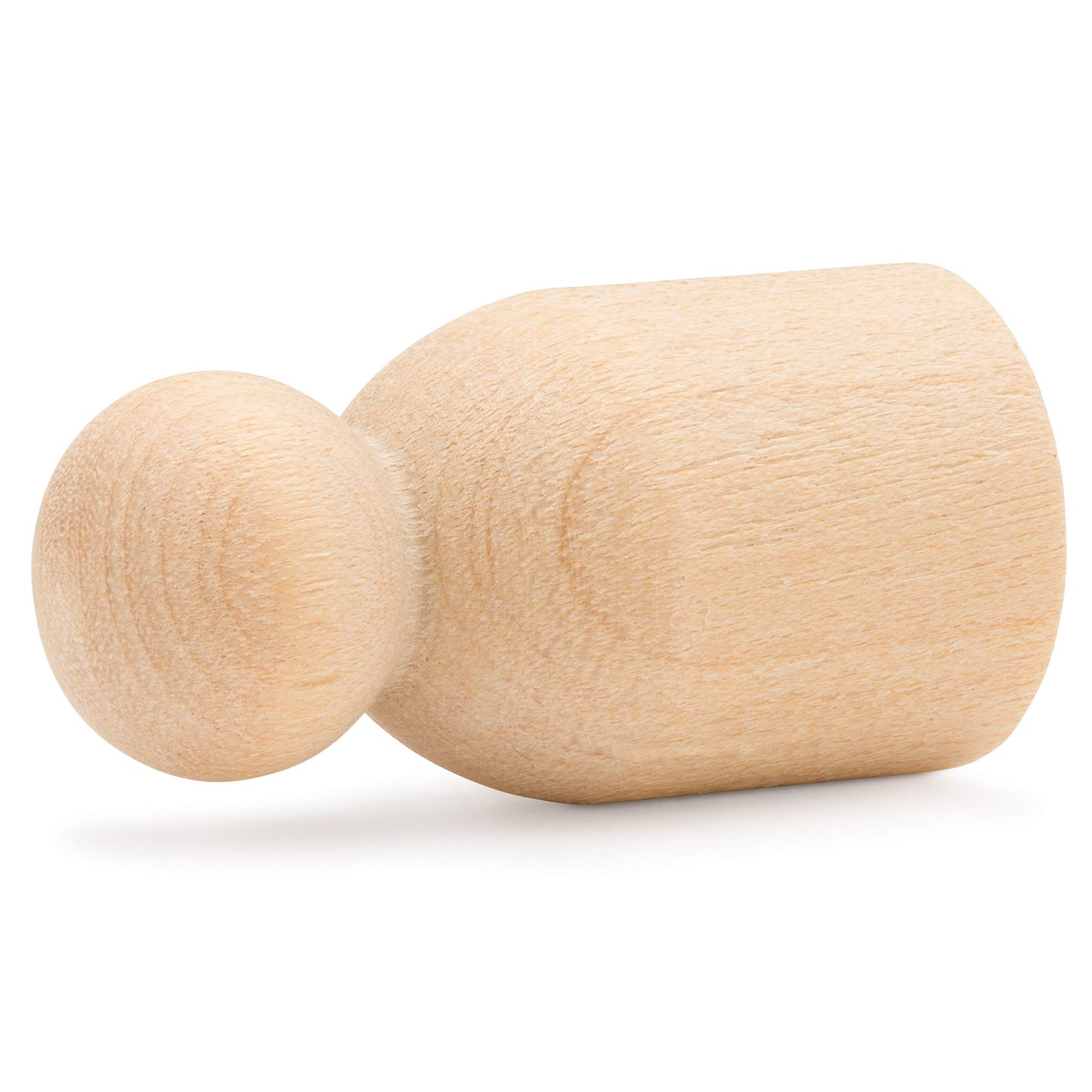 Wooden Peg Doll Baby Shape 1-1/8 Inch, Pack Of 100 Small Peg Dolls For Crafting, Miniature Figures, And Small World Play