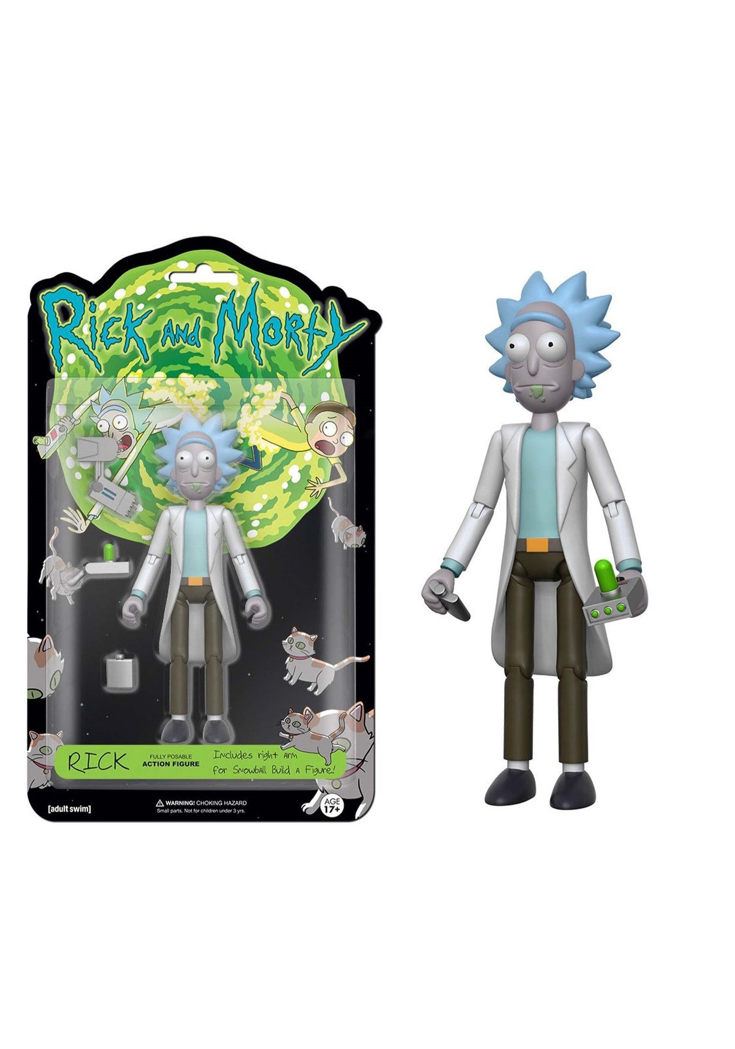 Funko 5' Articulated Rick And Morty Rick Action Figure