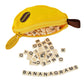World's Smallest Bananagrams - Miniature Family Word Game, Yellow - Includes 1 Banana Pouch & 144 Tiles, Model 5300, Ages 8+