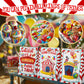 Hapibidesign Circus Party Favor Bags - 24 Pcs Carnival Party Candy Bags With Stickers - Carnival Goodie Gift Treat Bags - Waterc