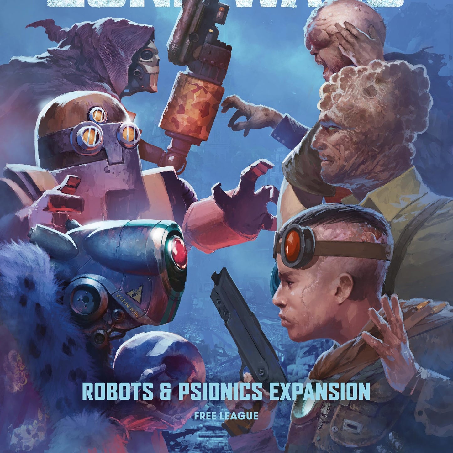 Free League: Mutant Year Zero: Zone Wars - Robots & Psionics Expansion - Boxed Miniatures Wargame, 2 New Factions, Tabletop RPG