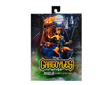 NECA 7" Ultimate Angela Figure - Gargoyles, Plastic, As Shown, Model 34510