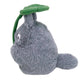 スタジオジブリ My Neighbor Totoro 5" Plush - Cotton Beanbag, Small, Totoro with Leaf