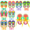 Capoda 9 Sets Lacing Cards Shoes Educational Threading Toy for Wooden Lacing Card Toys with Colorful Threads for Develop Imagina