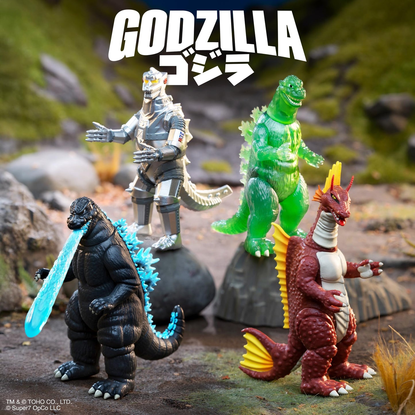 Super7 Toho Reaction Figures Wave 07 - Godzilla '84 (Heat Ray) Action Figure
