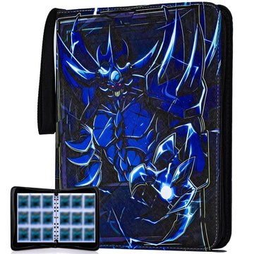Card Binder for Y-G-O Trading Cards 990 Pockets Large Capacity 3-Ring Album 9-Pocket Floder Compatible with YuGiOh Cards and Other Standard Size Cards.