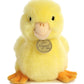 Aurora® Miyoni® Tots Duckling Stuffed Animal, 7.5" Yellow, Lifelike Detail, Polyester