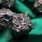 Mjdiceok Metal Dnd Flash Magic Vine Leaf Dice Set 7 Pcs Polyhedral D&D Dice Set Apply To Dunfgeons And Dragons Gift Role Playing