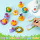 H1Vojoxo Easter Rubber Ducks For Cruise - 60Pcs Assorted Bunny Rubber Duckies For Kids Pool Bath Toy Bag Fillers Gifts Cruise Du