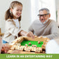 ropoda Shut The Box Game - Wooden 12 Numbers Dice Game for Family Fun, Addition Training for Adults and Kids