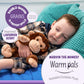 Warm Pals - Marvin The Monkey - 1.5Lbs - Cozy Microwavable Lavender Scented Plush Toys - Heated Stuffed Animal - Heatable Coolab