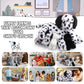 HyDren 5 Pcs Dalmatian Nurturing Dog Stuffed Animal Sets 15 Inch Soft Cuddly Dalmatian Plush Toys Nursing Mommy Dog with 4 Puppy