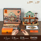 Funwhole Western General Store Lighting Building-Bricks Set - 1895 Pcs The Old West Town Collection Display Set For Adults And West Lovers