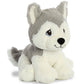 Aurora    Inspirational Precious Moments    Malakai Wolf Stuffed Animal - Cherished Memories - Enduring Comfort - Gray 8.5 Inche
