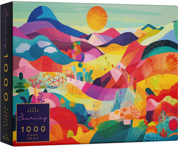 Elena Essex Jigsaw Puzzles - Journey | Puzzle 1000 Pieces | Puzzles For Adults 1000 Pieces | Colorful Cool Abstract Art Puzzle | Puzzles Size 28X20 Inches