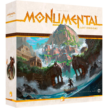 Monumental Lost Kingdoms Expansion - Civilization & Deckbuilding Board Game, Adds A 5Th Player, Ages 10+, 1-5 Players, 90-120 Min